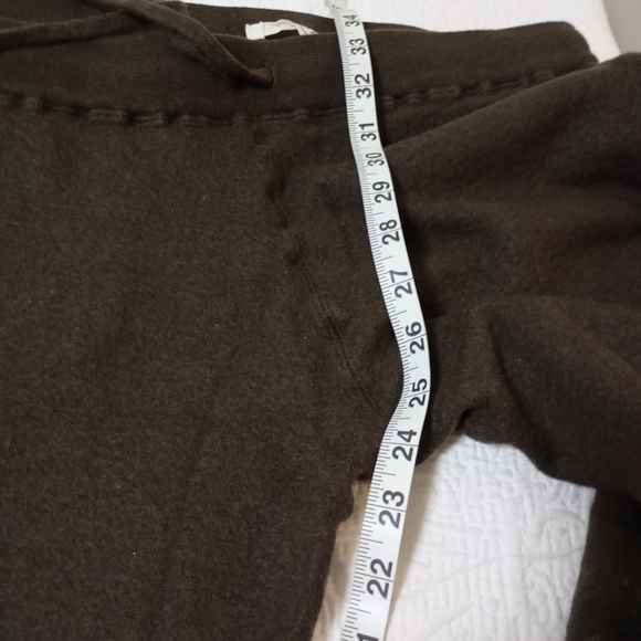 Lavin H and M Mid-Waist Drawstring 100% Wool Sweatpants Size M Men's And Women - Picture 12 of 12